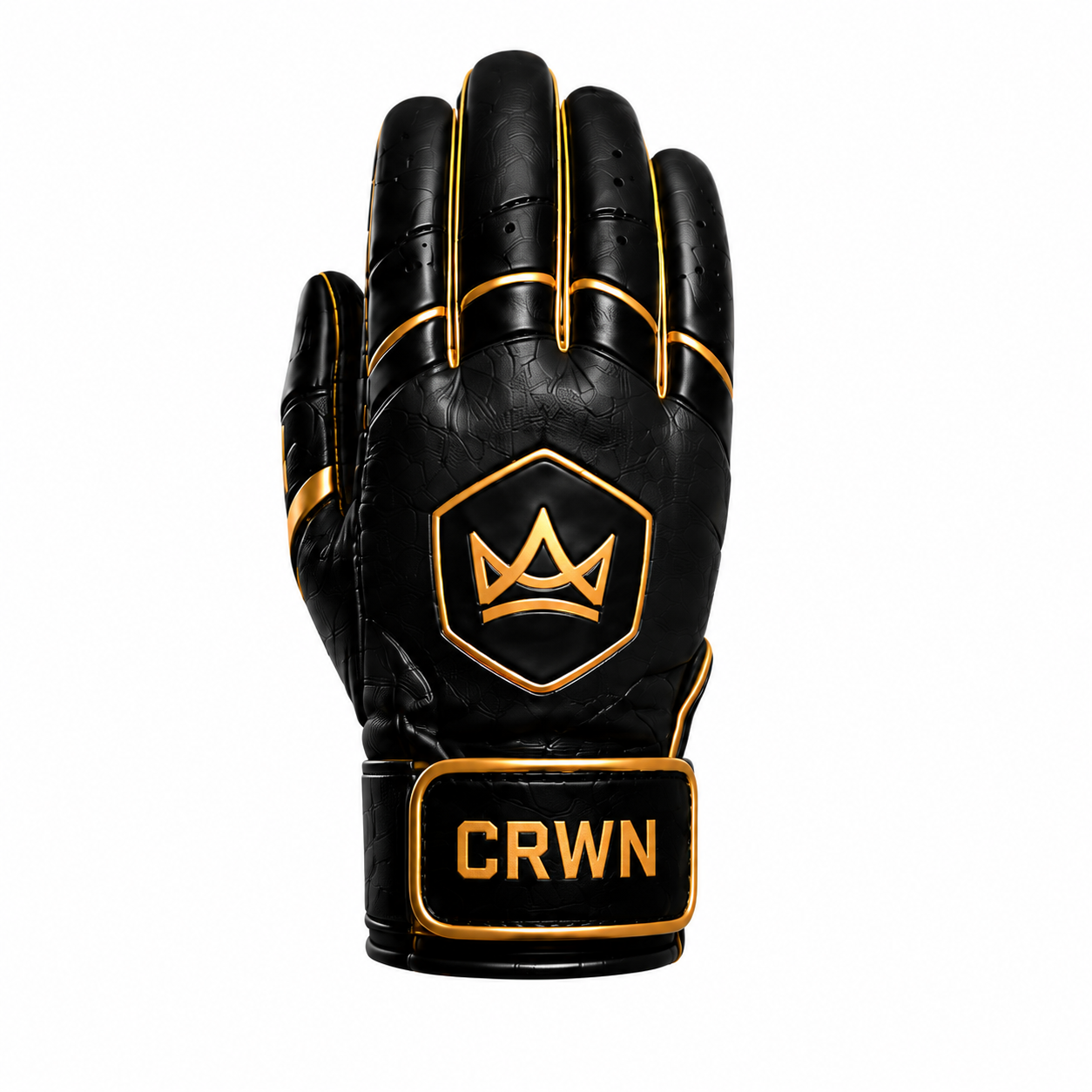 Batting Gloves - Short Cuff - Black